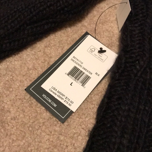 Volcom size Large oversized turtleneck sweater - Picture 4 of 4